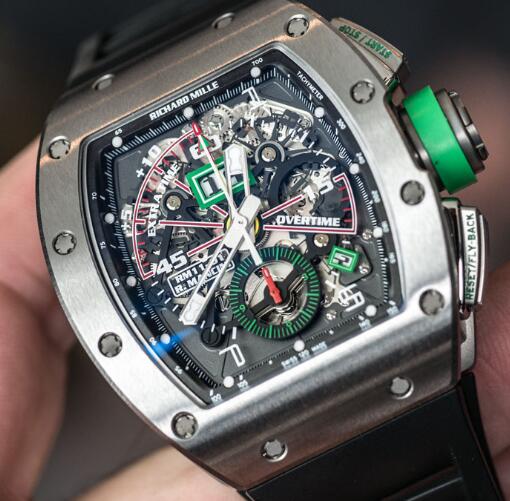 Richard Mille Replica Watch RM 011 Roberto Mancini Titanium Flyback Chronograph